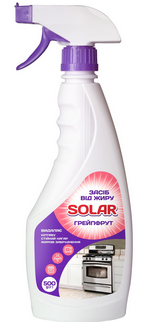 SOLAR Засіб для чищення кухні від ЖИРУ Грейпфрут розп 500 мл